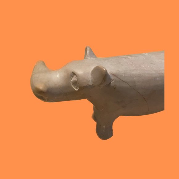 Warthog Paperweight Made of Smooth Stone - Picture 5 of 7